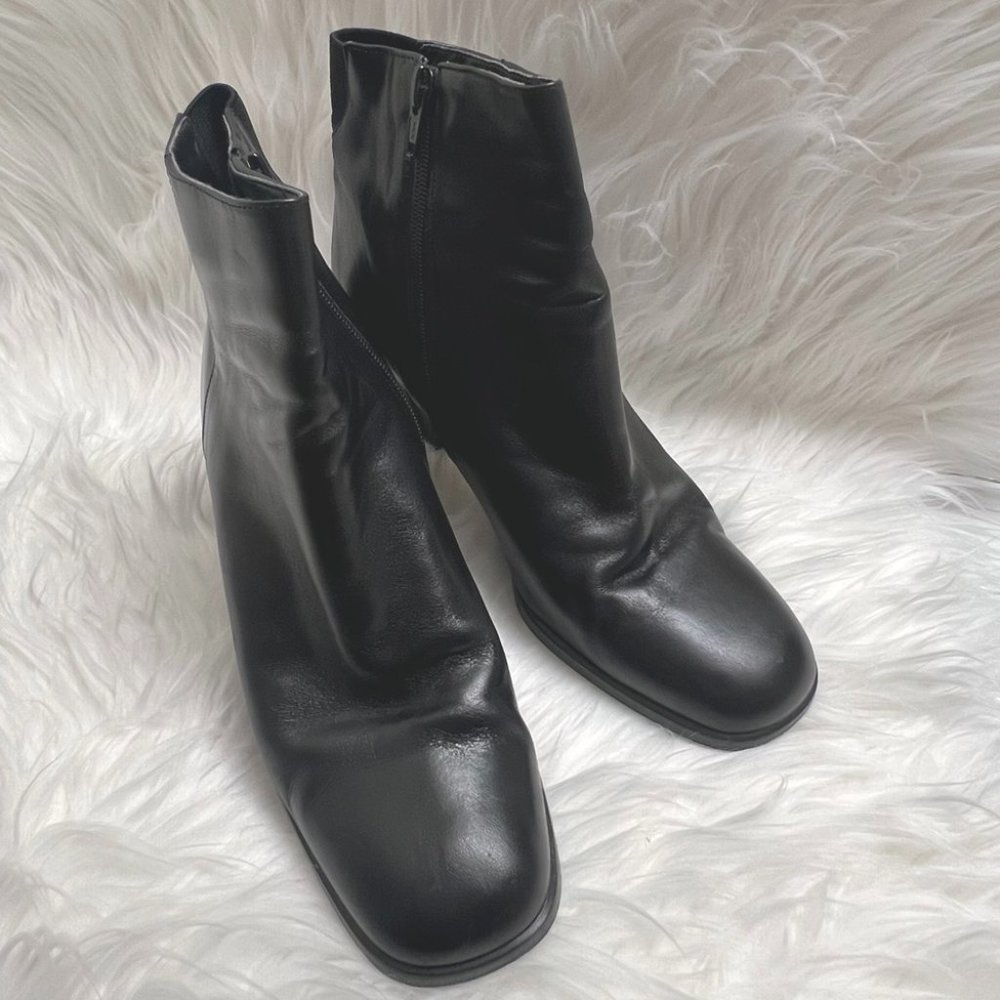 Nine West Black Ankle Boot Women Size 8M